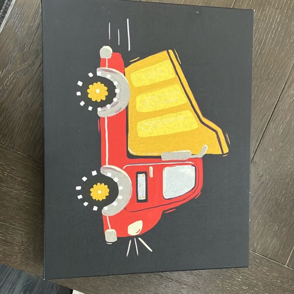 Two construction themed canvas prints - Picture 1 of 4